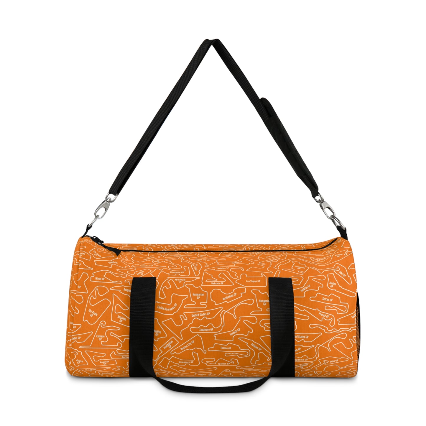 Long Island Sports Cars | McLaren Long Island F1 Racetrack Vibrant Travel Duffel Bag