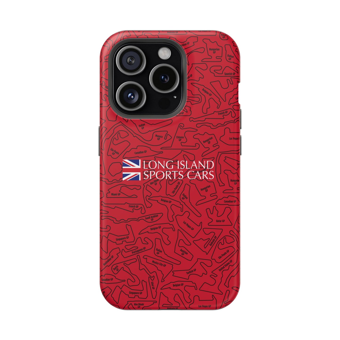 Long Island Sports Cars F1 race Track Inspired Impact-Resistant Phone Case