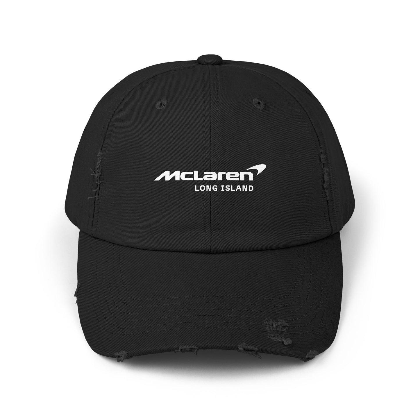 McLaren Long Island Unisex Distressed Cap / Black