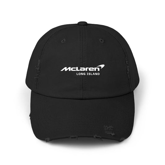 McLaren Long Island Unisex Distressed Cap / Black