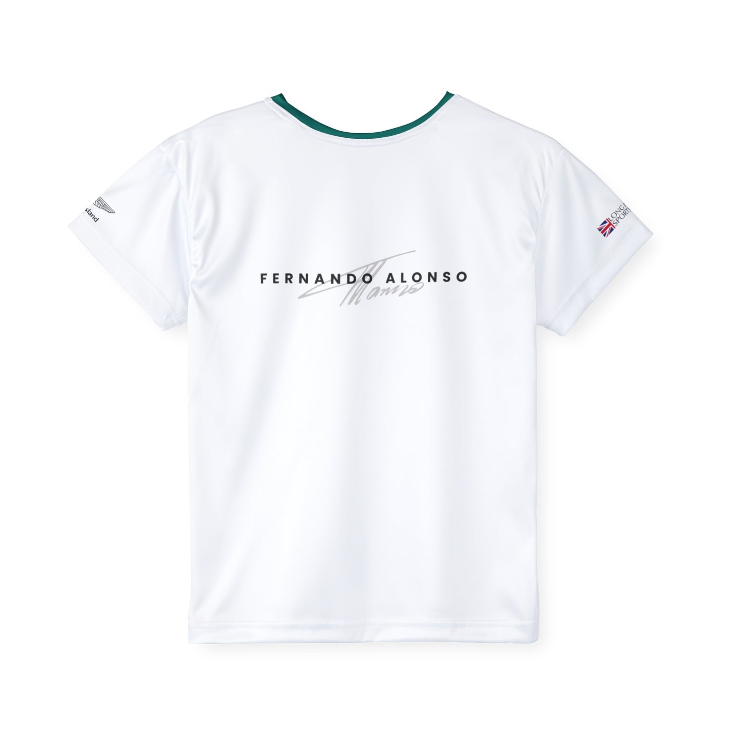 Kids Sports Jersey -Fernando Alonso Formula 1 inspired Design for Young Speed Enthusiasts