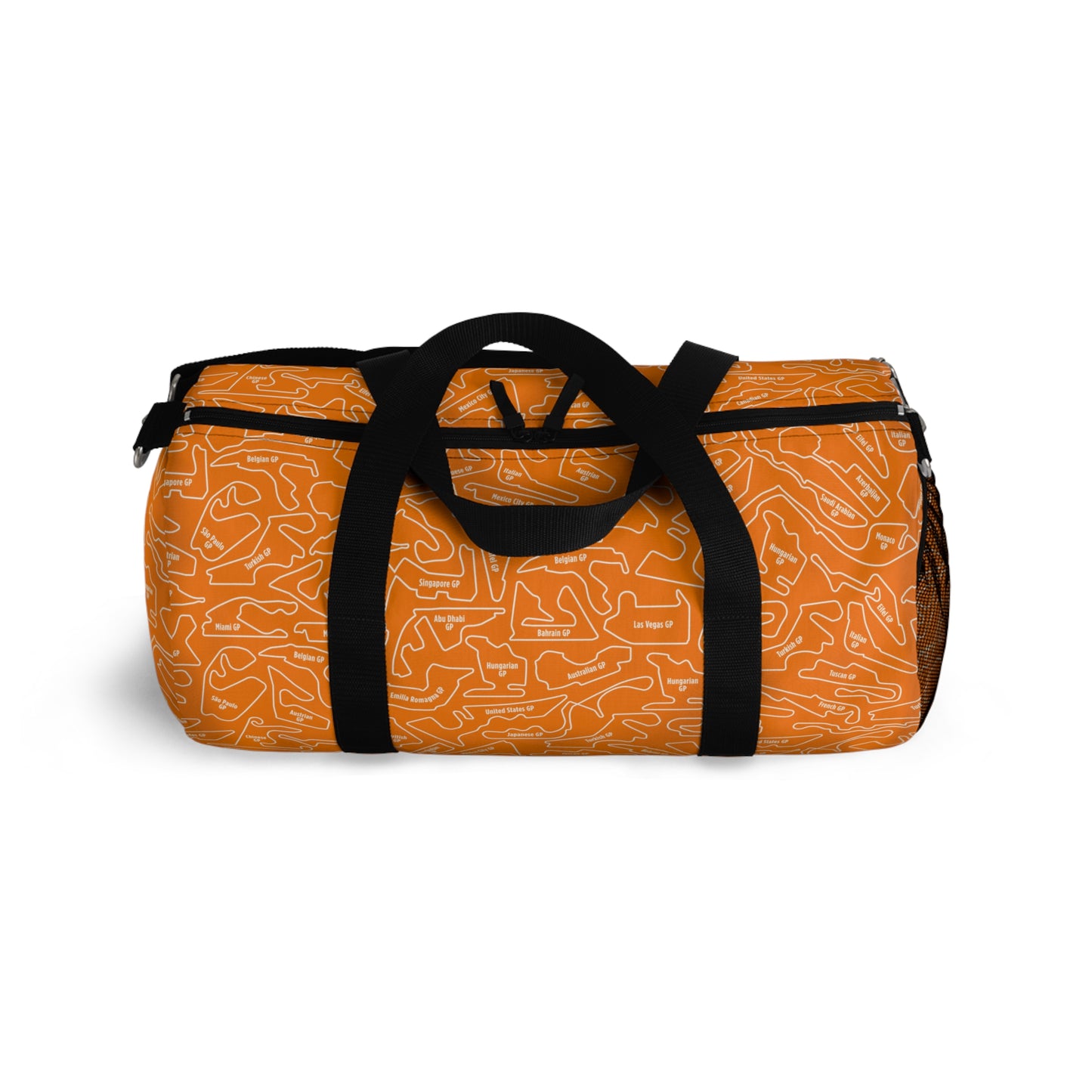 McLaren Long Island F1 Racetrack Vibrant Papaya Travel Duffel Bag