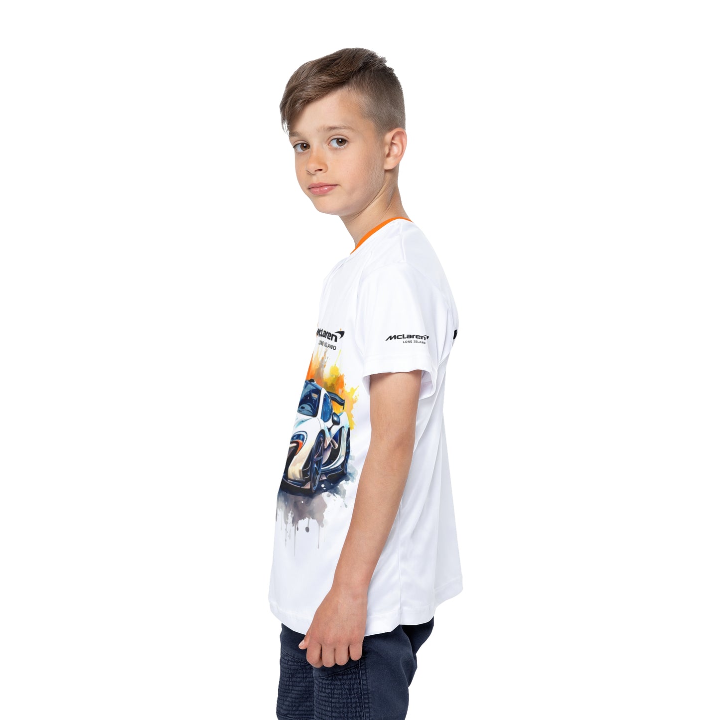 Kids Sports Jersey - McLaren P1 Design for Young Speed Enthusiasts