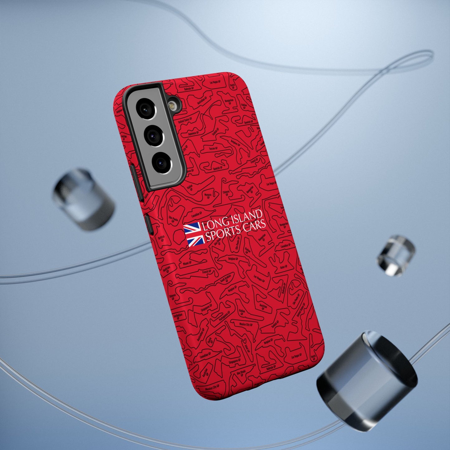 Long Island Sports Cars F1 race Track Inspired Impact-Resistant Phone Case