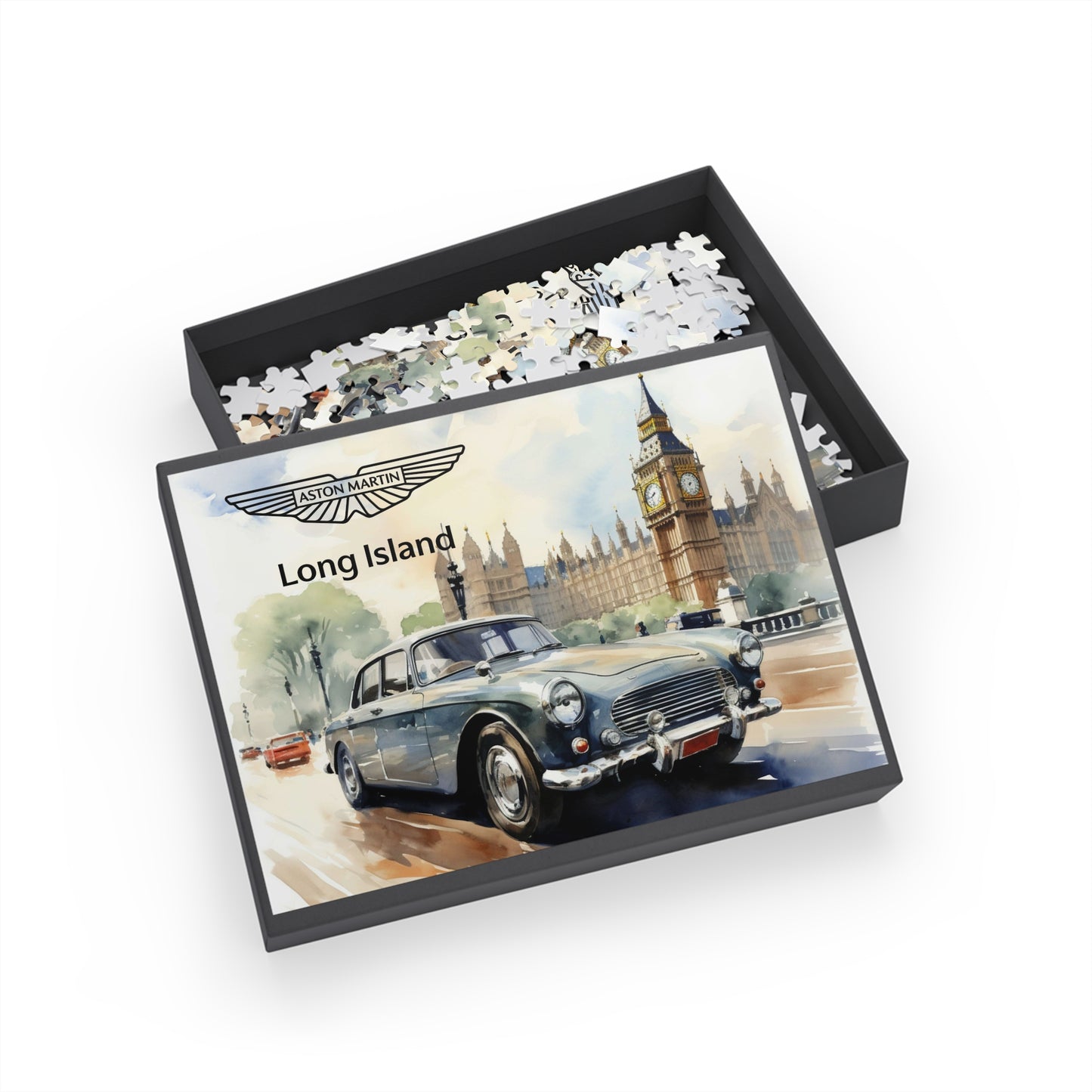 Aston Martin Long Island DB2 Inspired Puzzle - 96, 252, 500, 1000-Piece Options - Perfect Gift for Car Lovers & Puzzle Enthusiasts