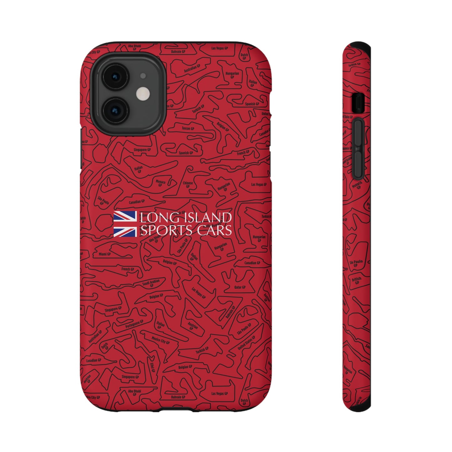 Long Island Sports Cars F1 race Track Inspired Impact-Resistant Phone Case