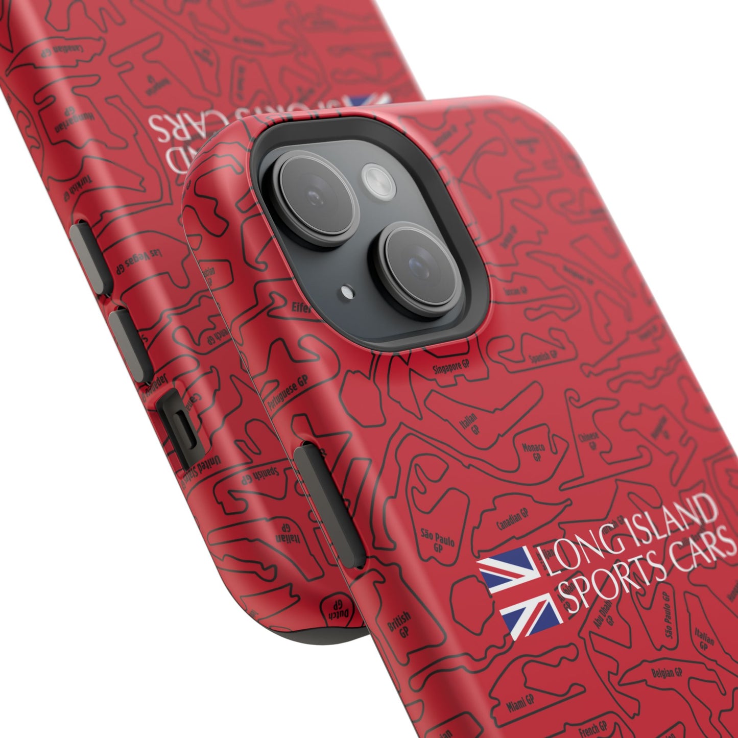 Long Island Sports Cars F1 race Track Inspired Impact-Resistant Phone Case