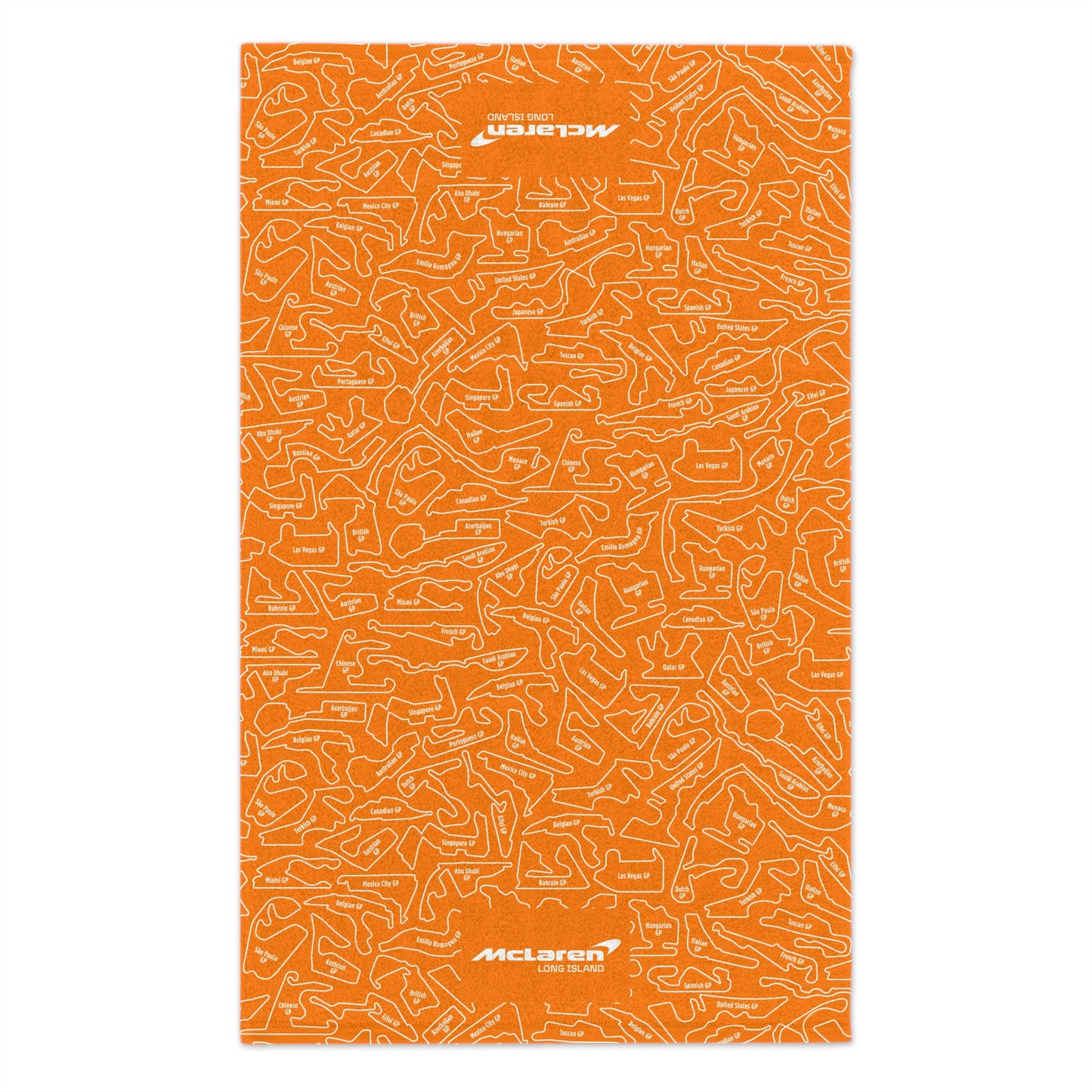 McLaren Long Island F1 Racetrack Rally Towel