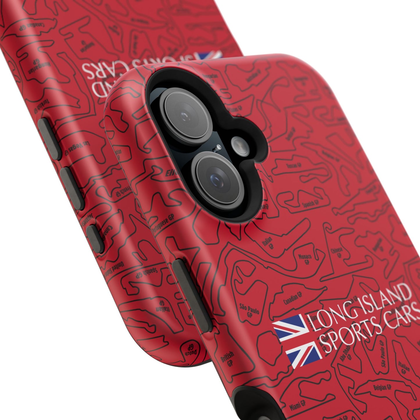 Long Island Sports Cars F1 race Track Inspired Impact-Resistant Phone Case