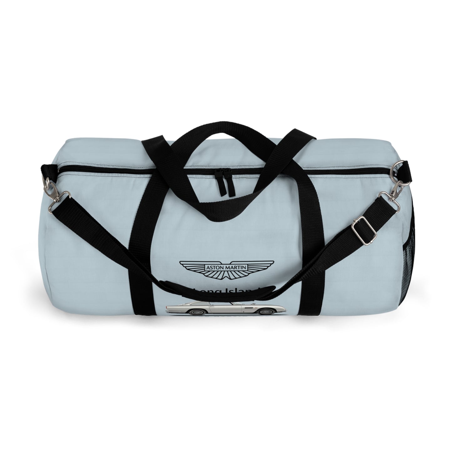 Long Island Sports Cars | Aston Martin Long Island DB5 Goldfinger 007 inspired Vibrant Travel Duffel Bag