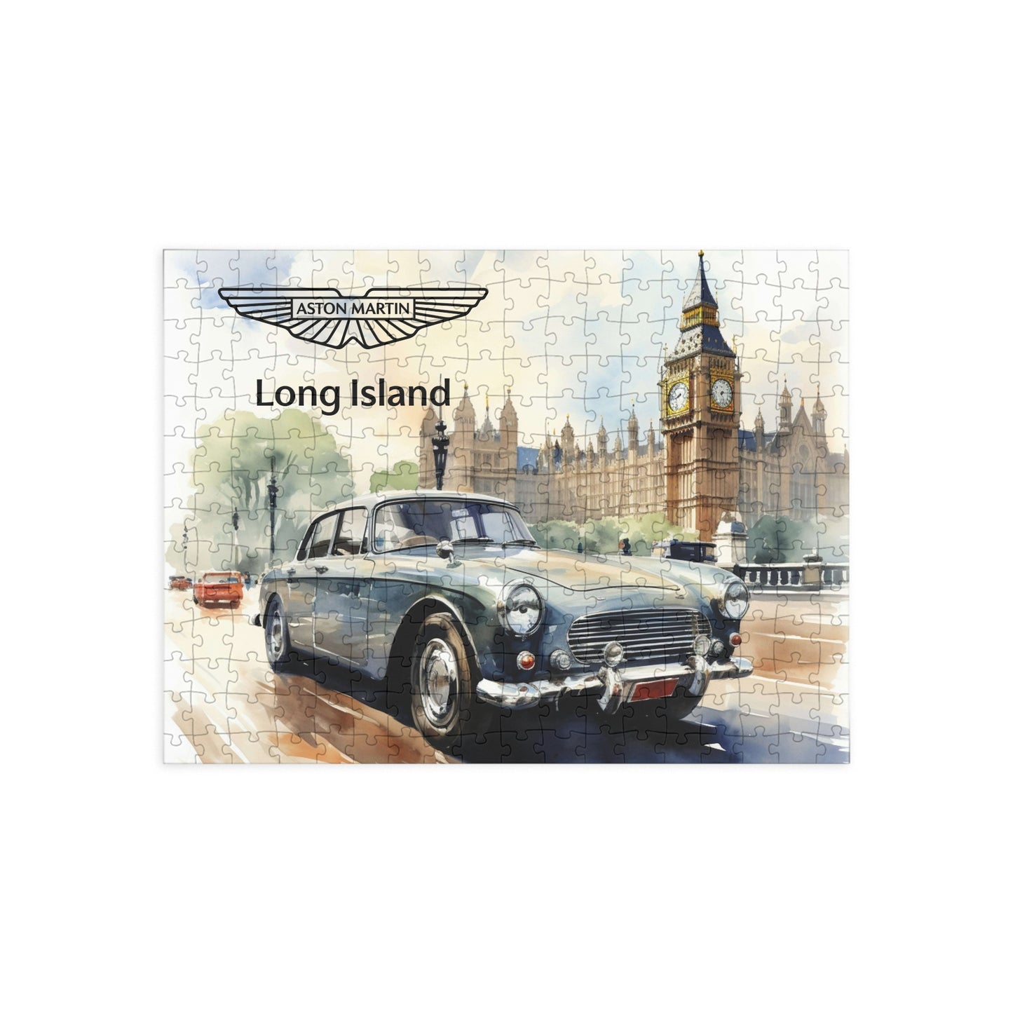 Aston Martin Long Island DB2 Inspired Puzzle - 96, 252, 500, 1000-Piece Options - Perfect Gift for Car Lovers & Puzzle Enthusiasts