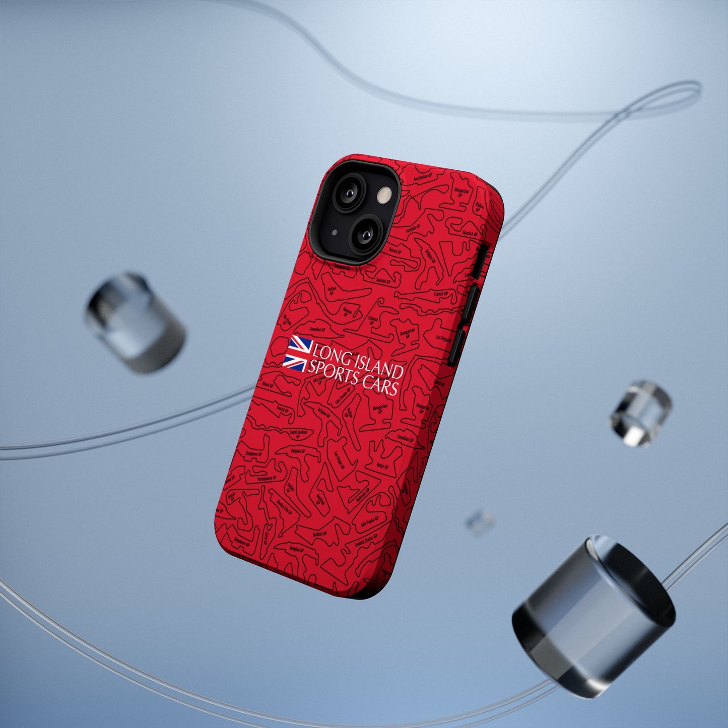 Long Island Sports Cars F1 race Track Inspired Impact-Resistant Phone Case
