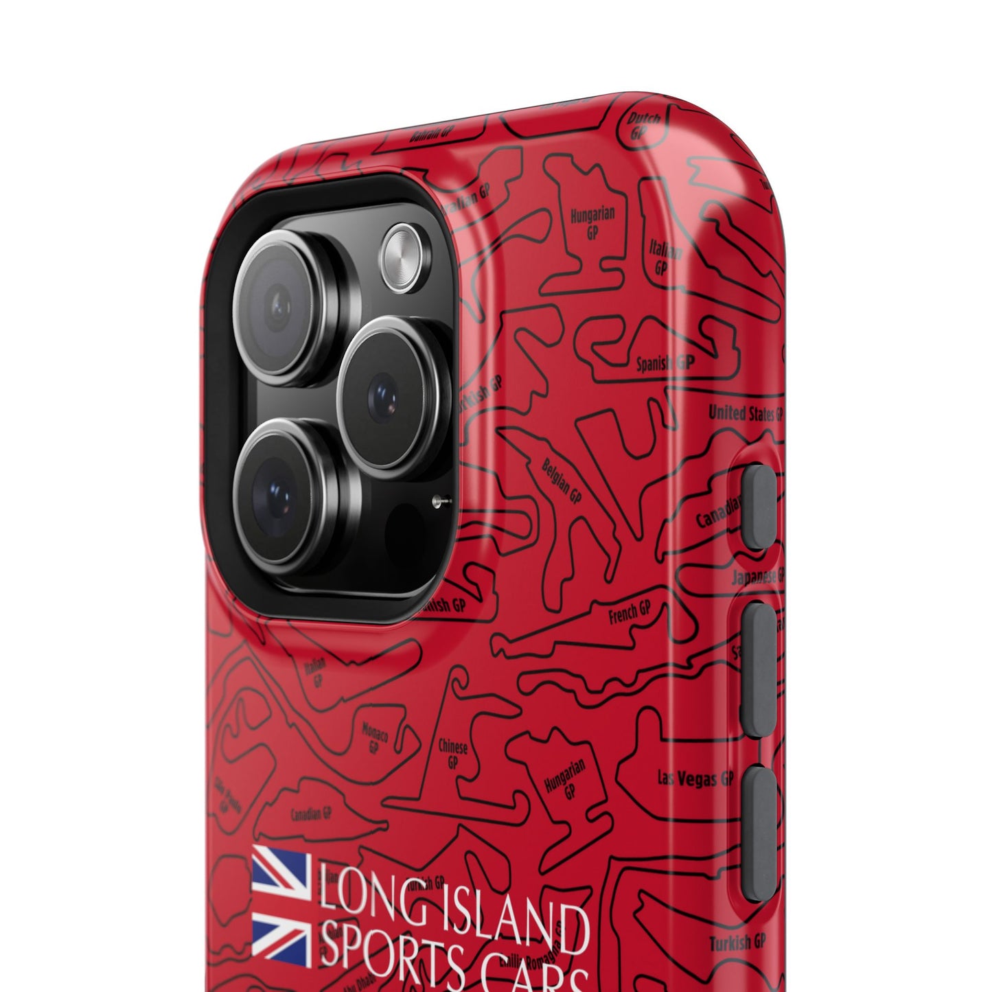 Long Island Sports Cars F1 race Track Inspired Impact-Resistant Phone Case