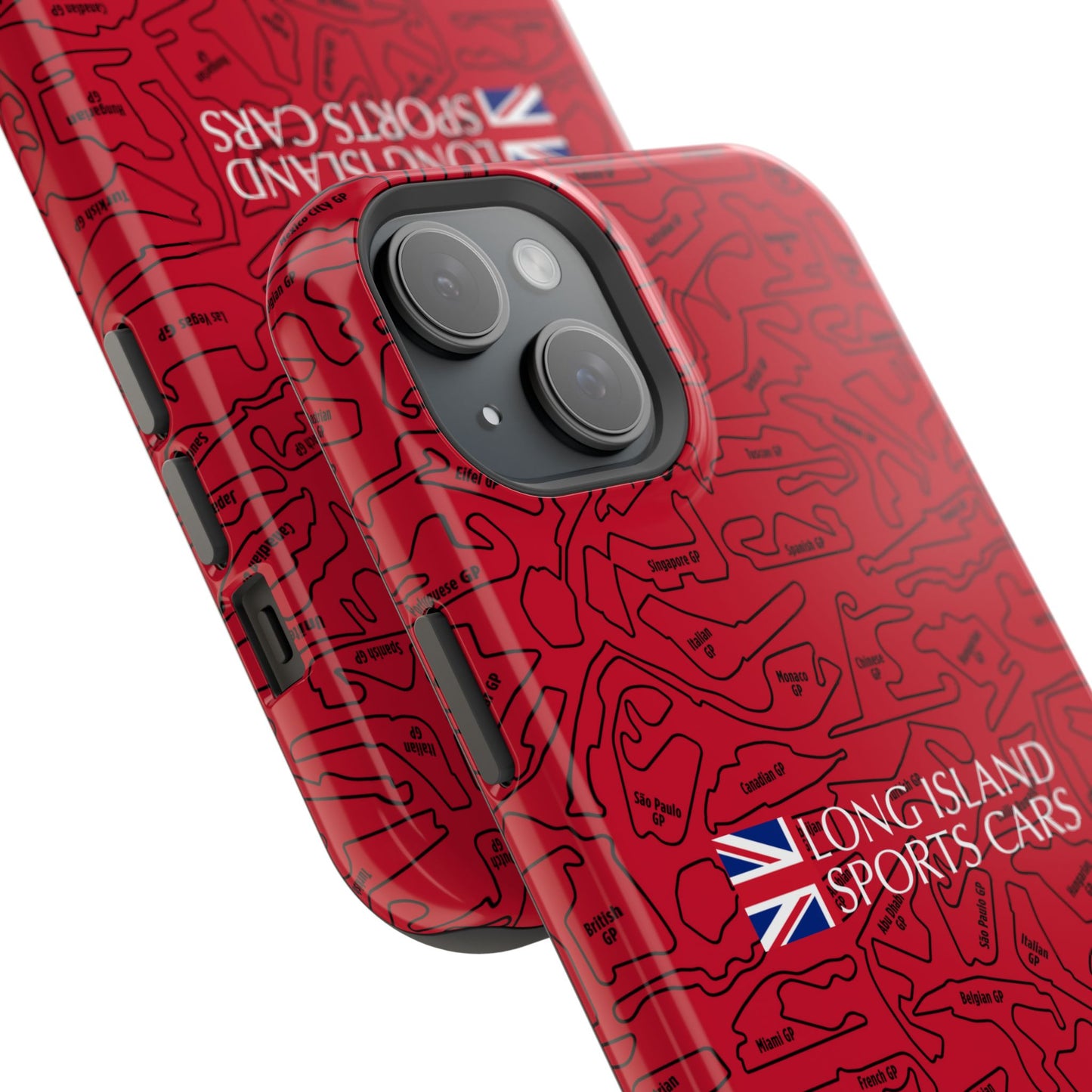 Long Island Sports Cars F1 race Track Inspired Impact-Resistant Phone Case
