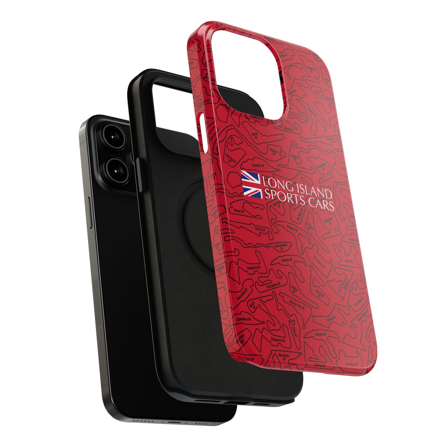 Long Island Sports Cars F1 race Track Inspired Impact-Resistant Phone Case