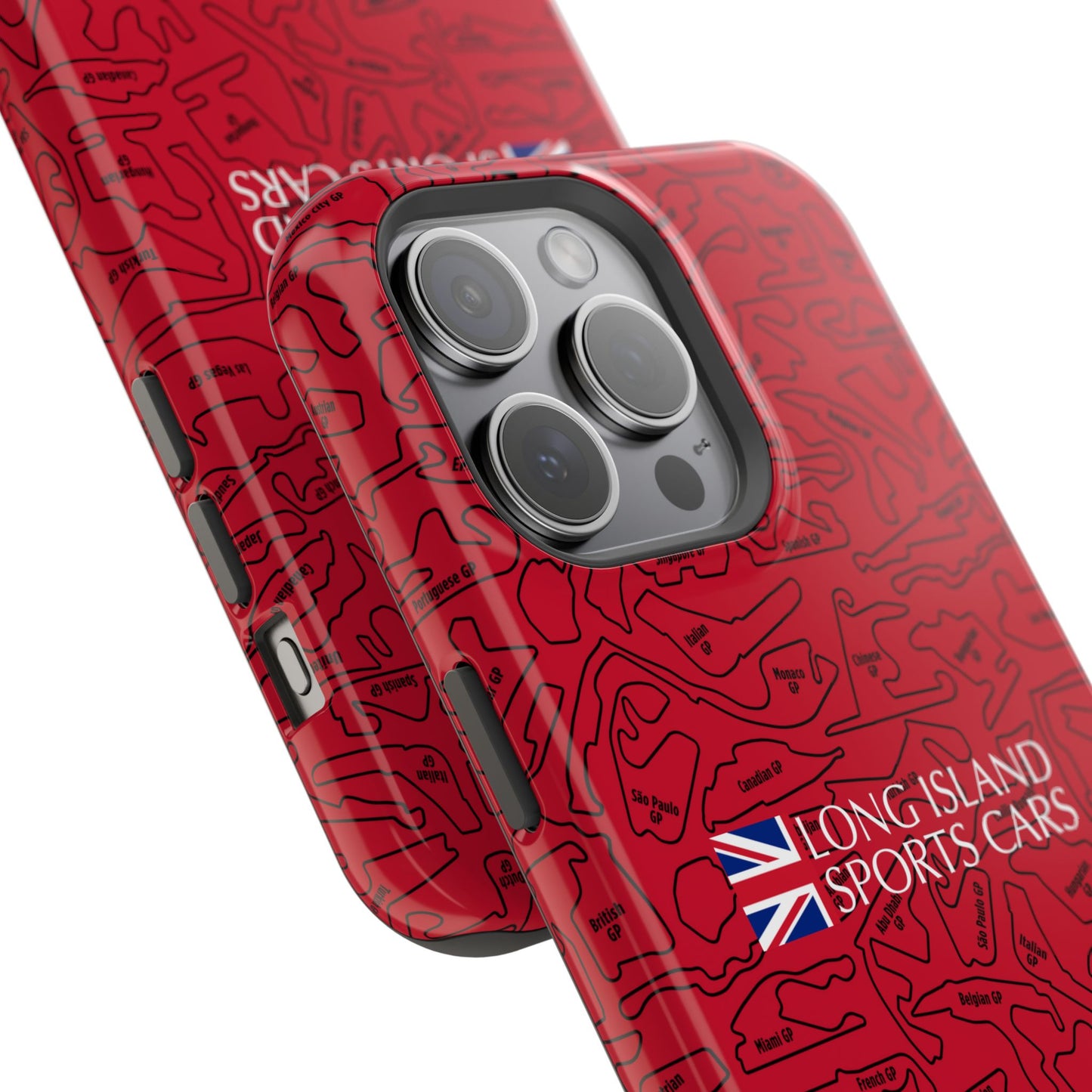 Long Island Sports Cars F1 race Track Inspired Impact-Resistant Phone Case