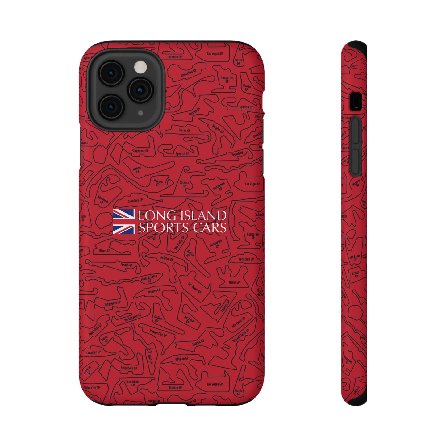 Long Island Sports Cars F1 race Track Inspired Impact-Resistant Phone Case