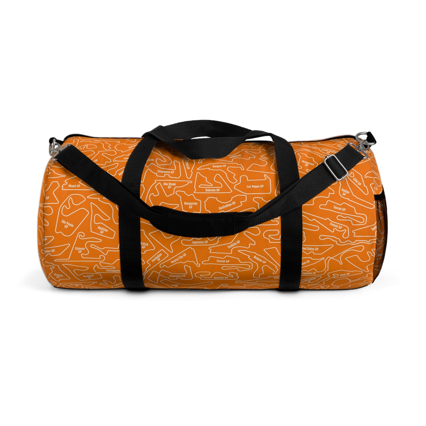 Long Island Sports Cars | McLaren Long Island F1 Racetrack Vibrant Travel Duffel Bag