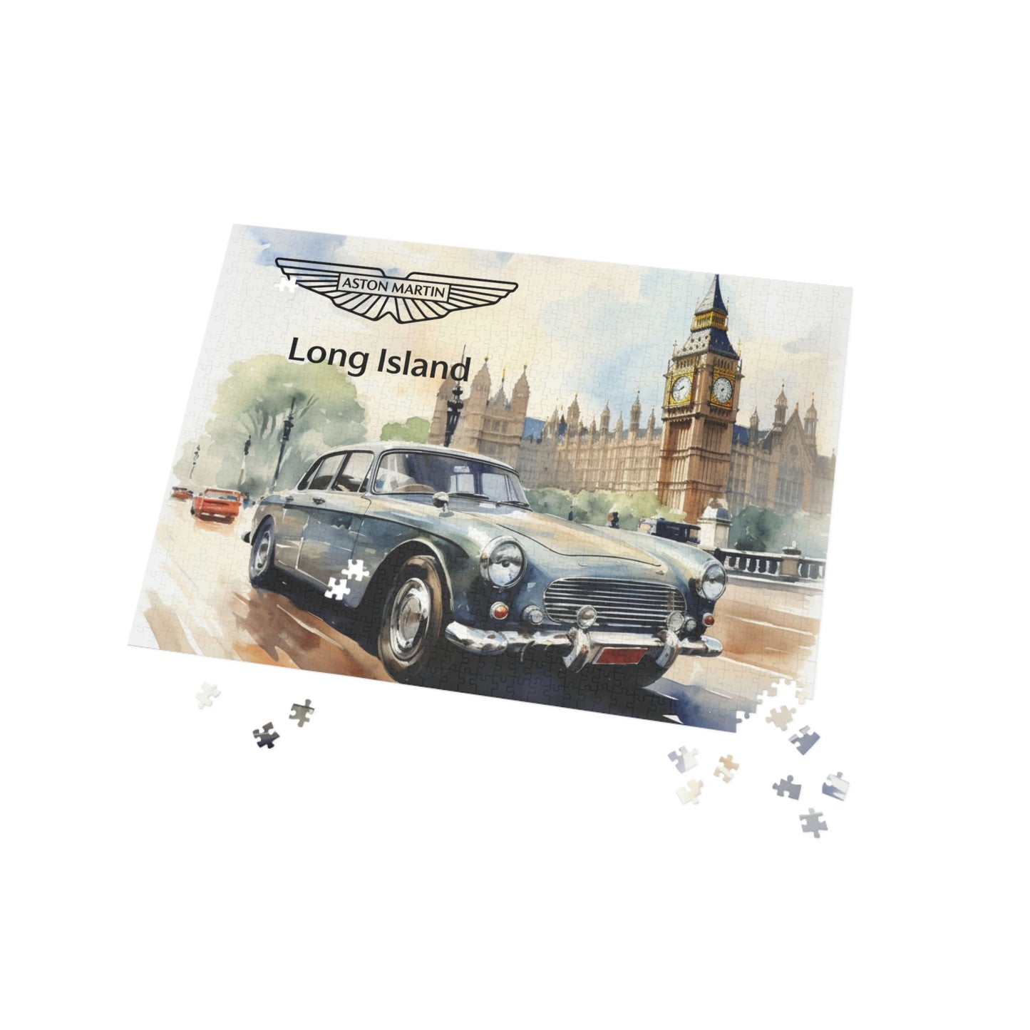 Aston Martin Long Island DB2 Inspired Puzzle - 96, 252, 500, 1000-Piece Options - Perfect Gift for Car Lovers & Puzzle Enthusiasts