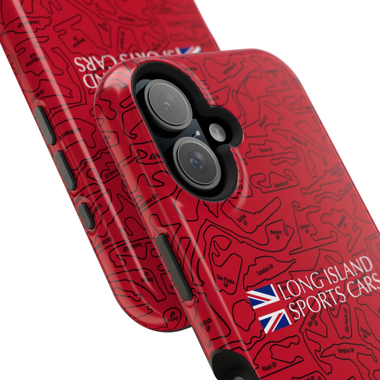 Long Island Sports Cars F1 race Track Inspired Impact-Resistant Phone Case