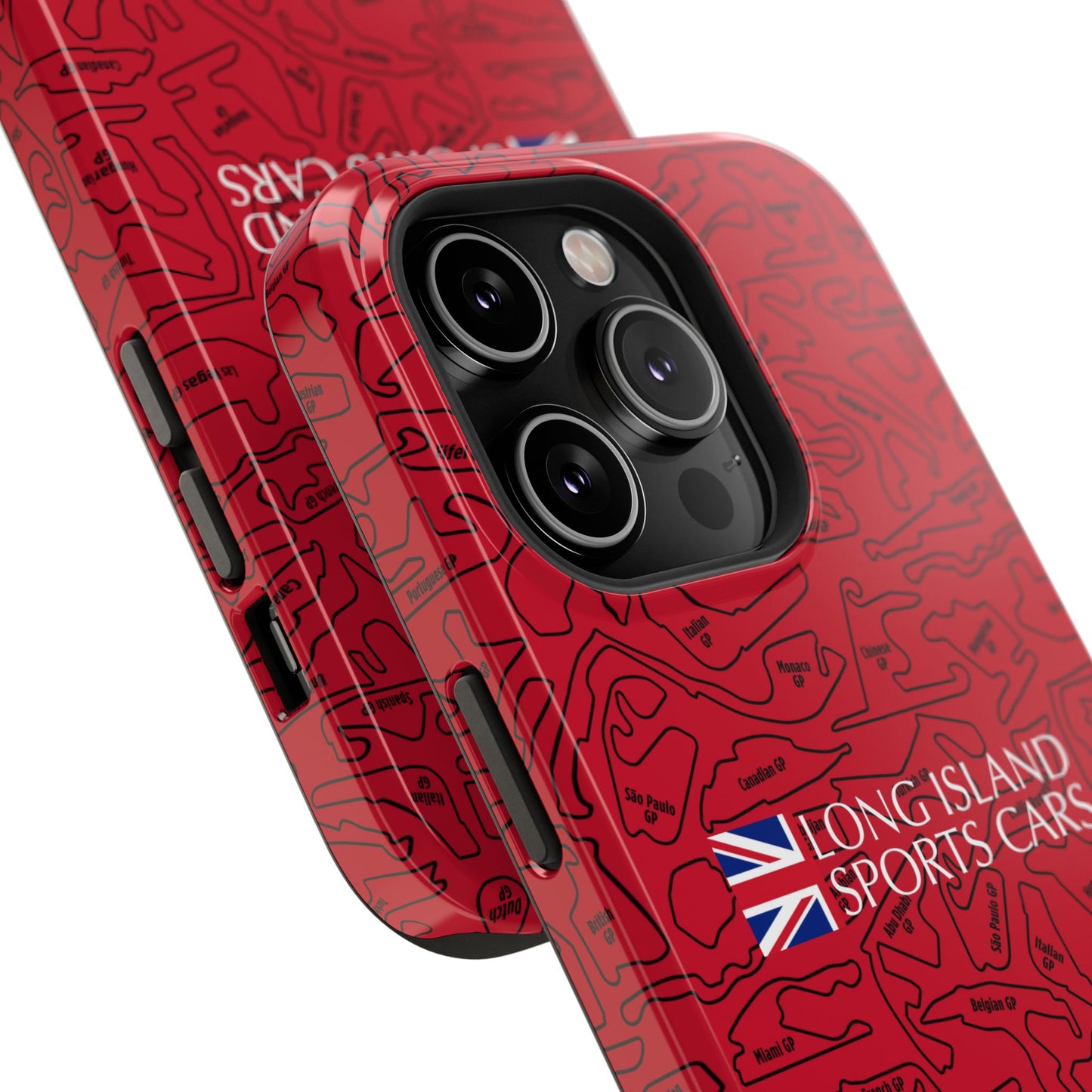 Long Island Sports Cars F1 race Track Inspired Impact-Resistant Phone Case