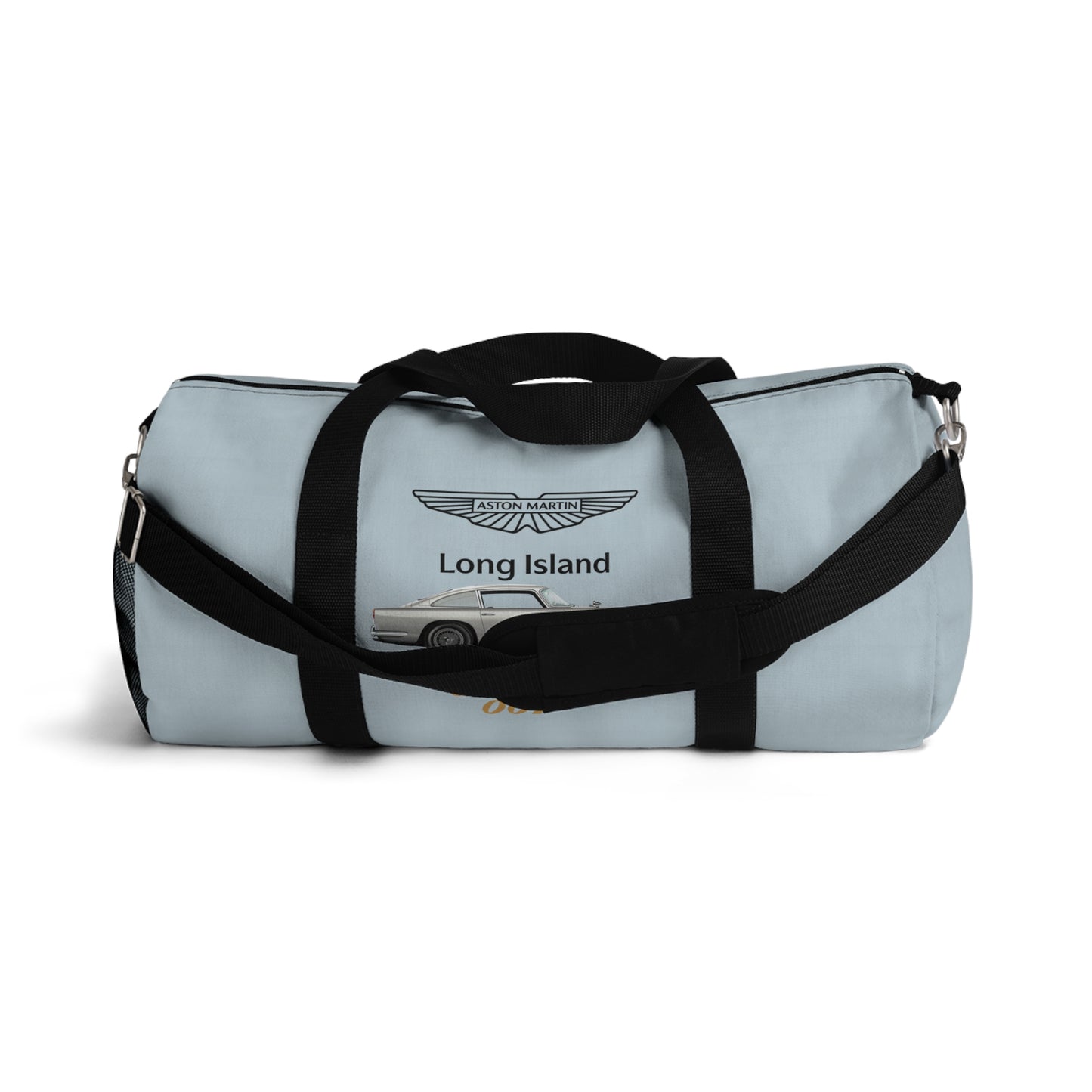 Long Island Sports Cars | Aston Martin Long Island DB5 Goldfinger 007 inspired Vibrant Travel Duffel Bag
