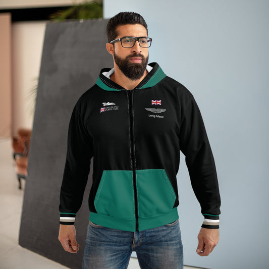 Aston Martin Long Island Unisex Zip Hoodie
