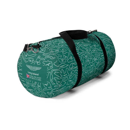 Aston Martin Long Island F1 Racetrack Vibrant AM Green Travel Duffel Bag