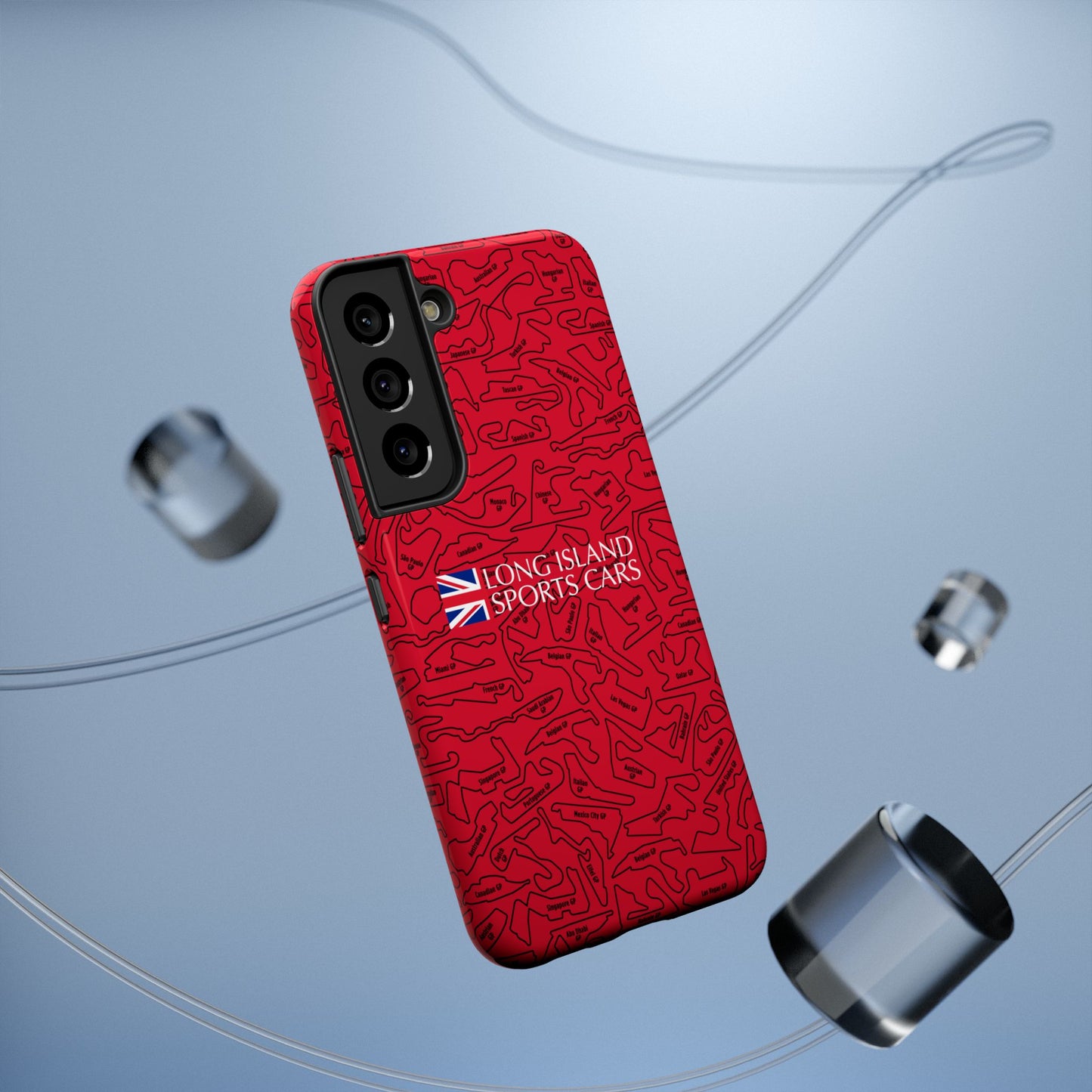 Long Island Sports Cars F1 race Track Inspired Impact-Resistant Phone Case