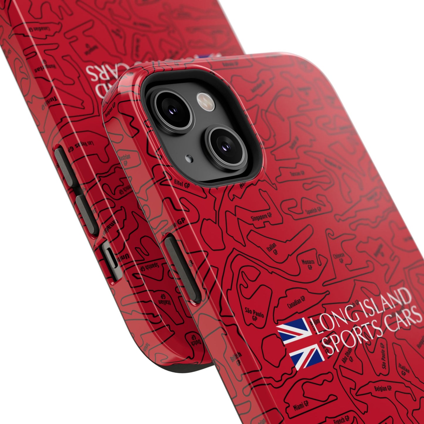 Long Island Sports Cars F1 race Track Inspired Impact-Resistant Phone Case