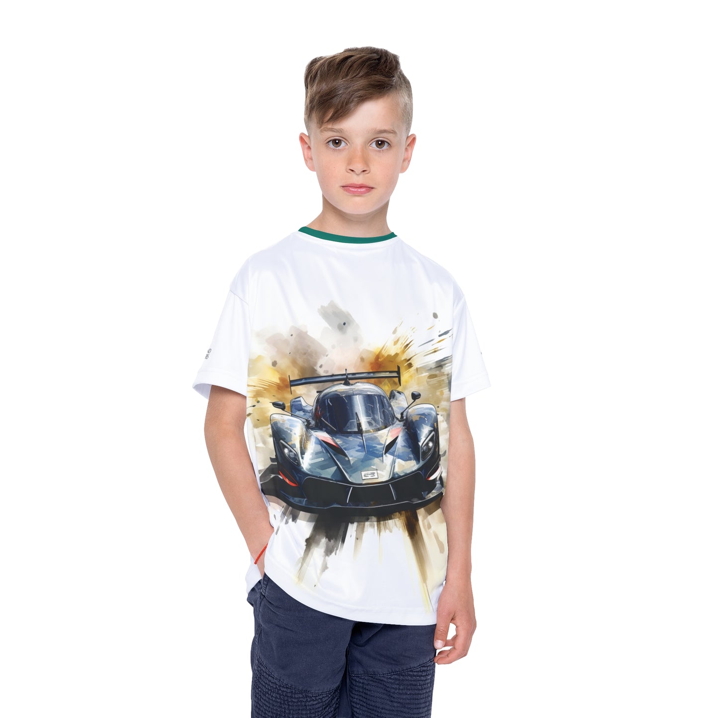 Kids Sports Jersey - AM VALKYRIE Design for Young Speed Enthusiasts