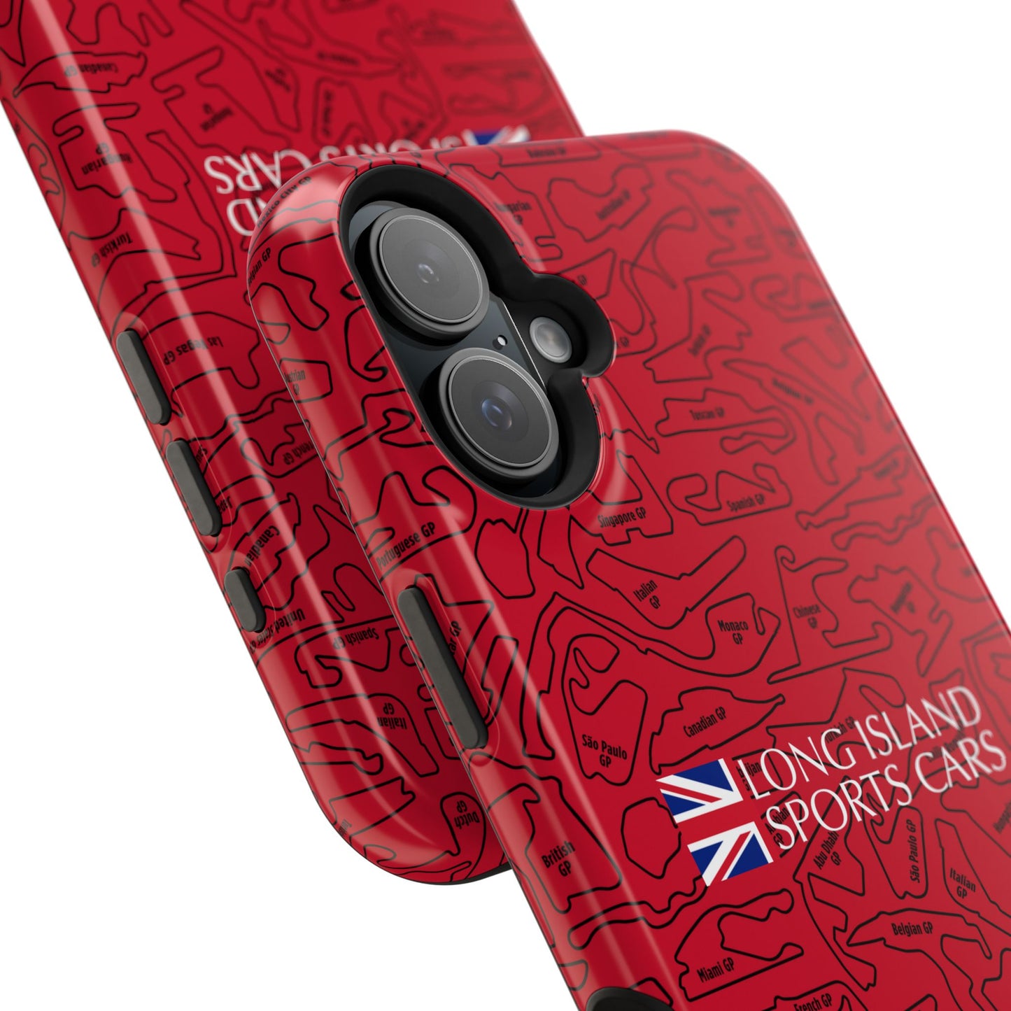 Long Island Sports Cars F1 race Track Inspired Impact-Resistant Phone Case