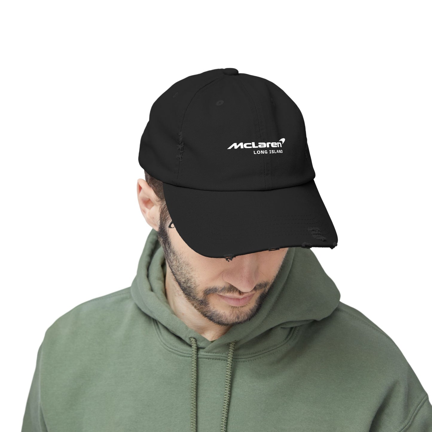 McLaren Long Island Unisex Distressed Cap / Black