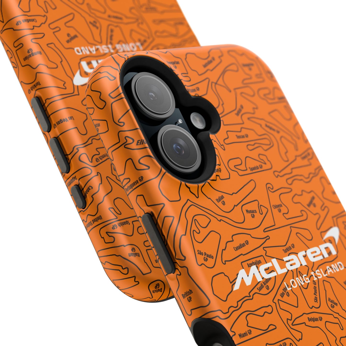 McLaren Long Island F1 race Track Inspired Impact-Resistant Phone Case