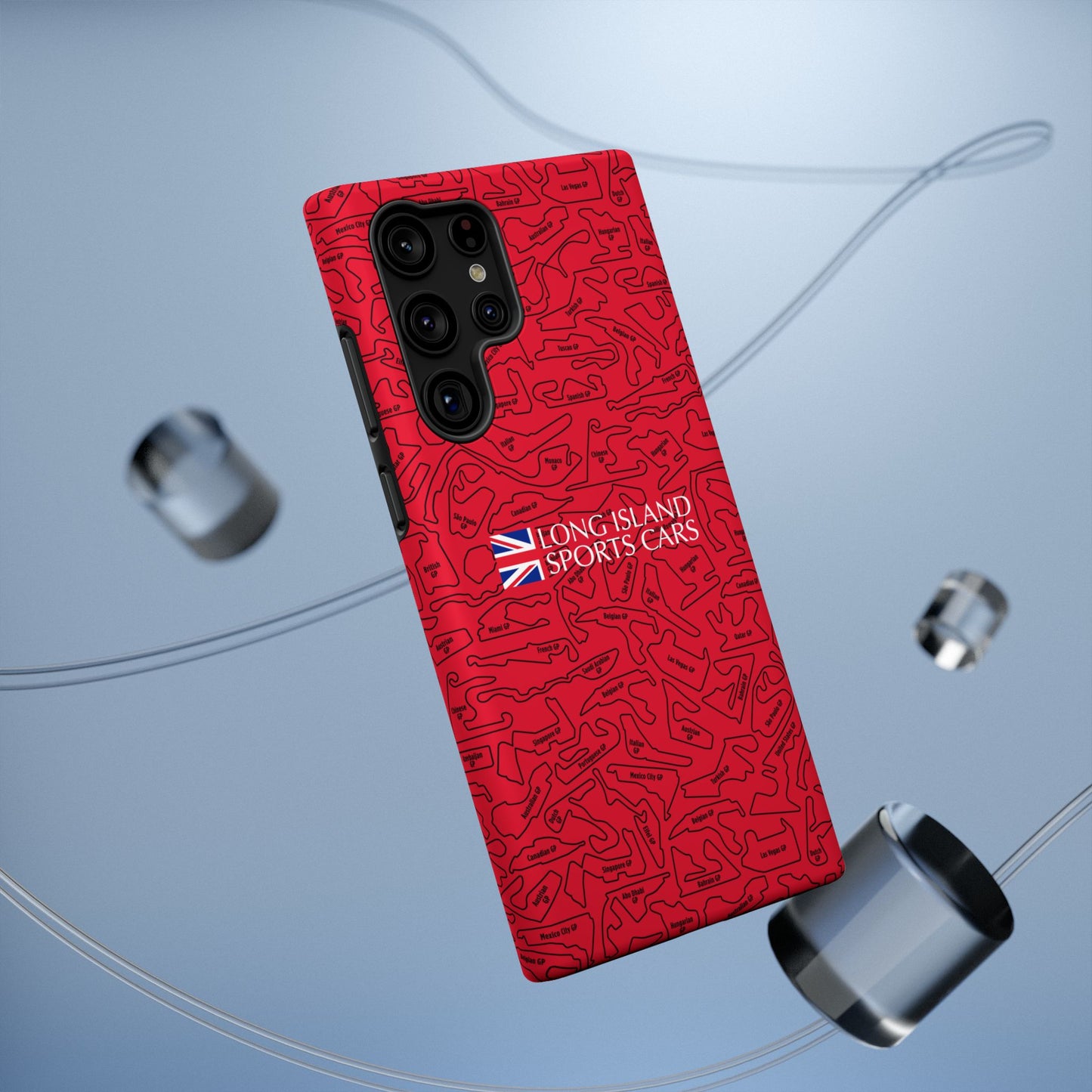 Long Island Sports Cars F1 race Track Inspired Impact-Resistant Phone Case