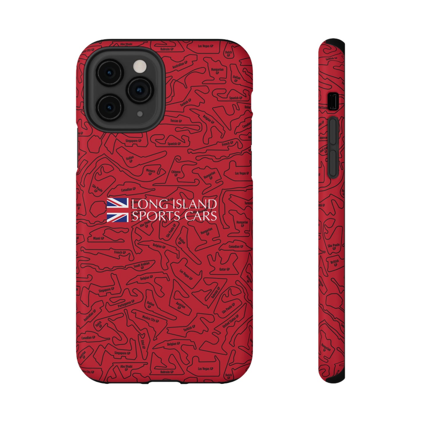 Long Island Sports Cars F1 race Track Inspired Impact-Resistant Phone Case