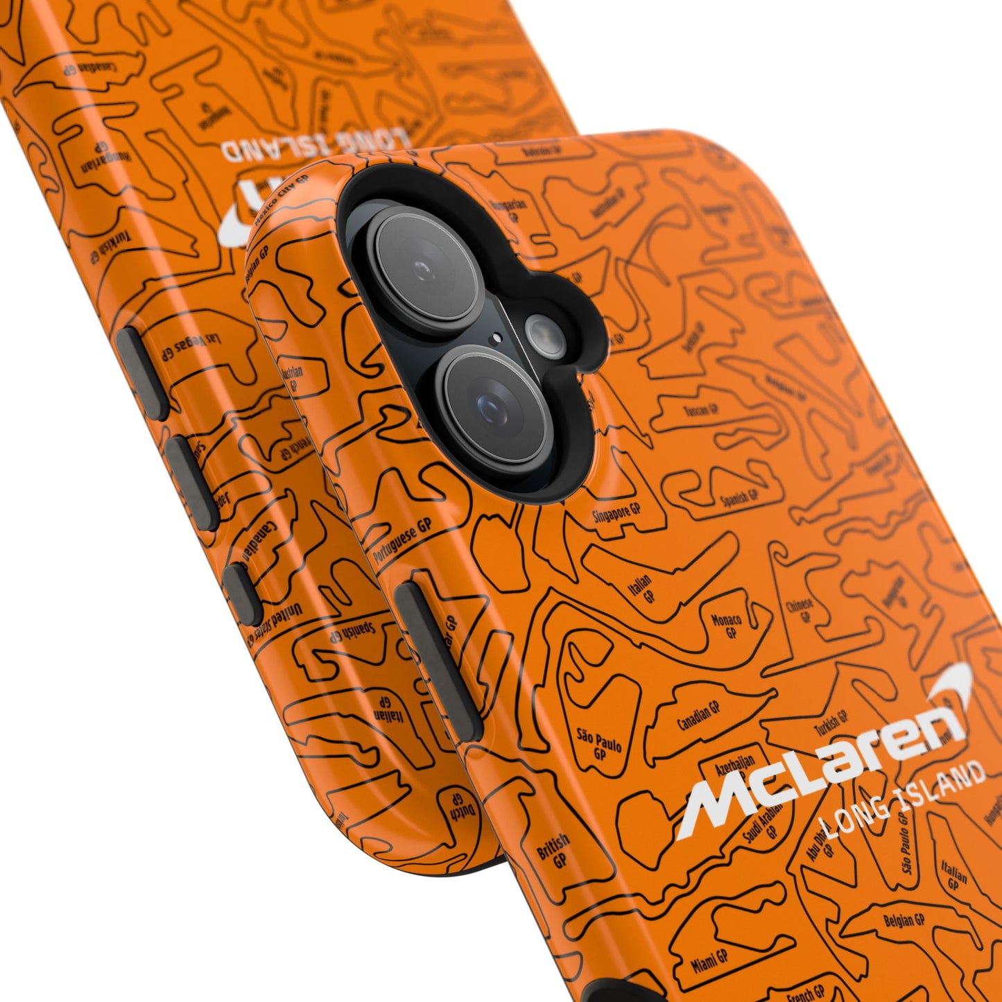 McLaren Long Island F1 race Track Inspired Impact-Resistant Phone Case