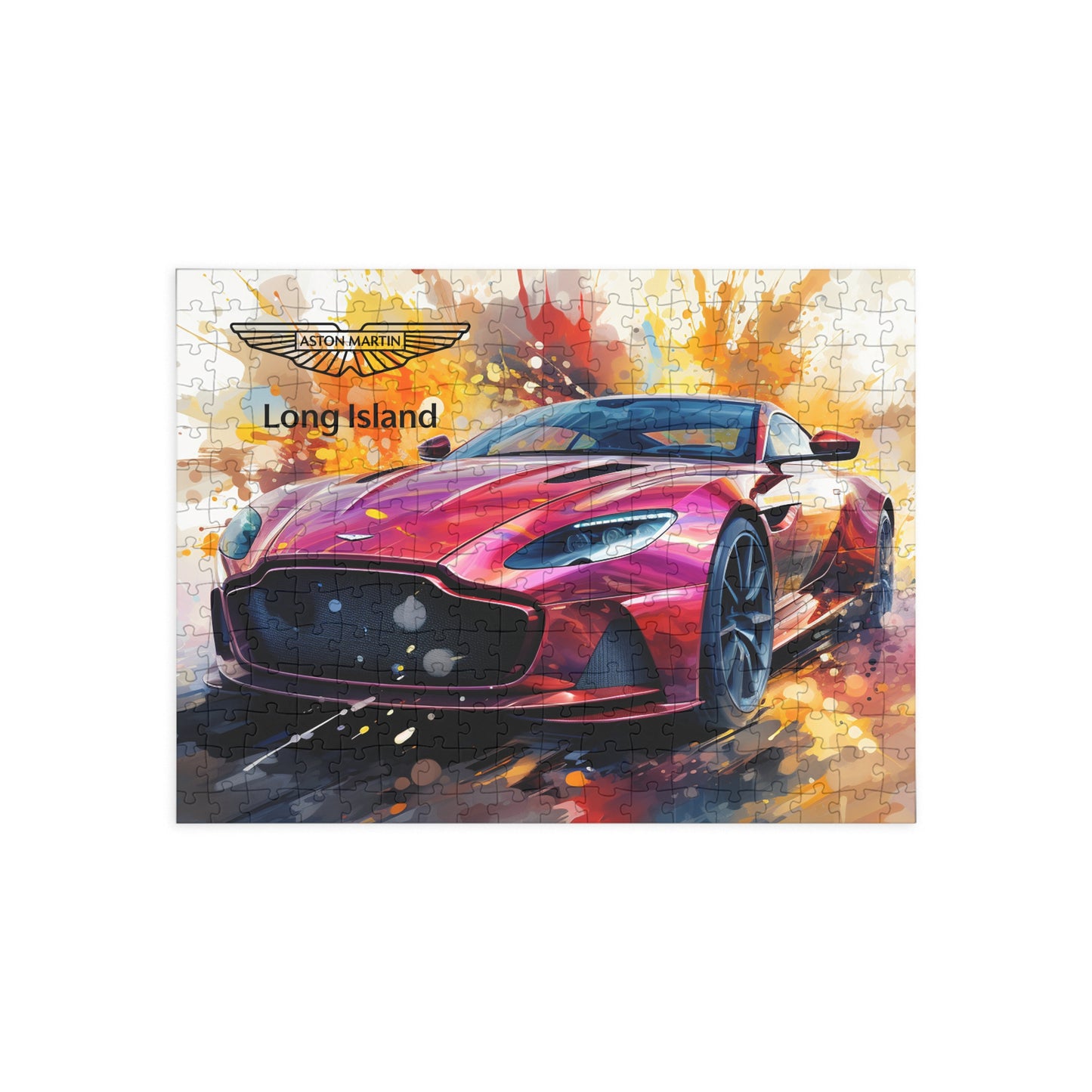Aston Martin Long Island DBS superleggera Inspired Puzzle - 96, 252, 500, 1000-Piece Options - Perfect Gift for Car Lovers & Puzzle Enthusiasts