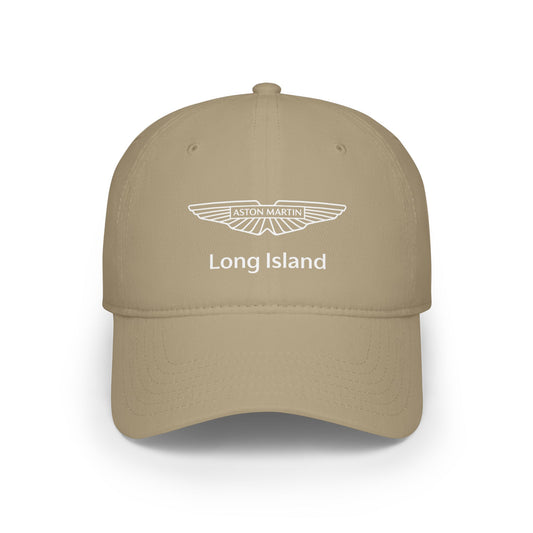 Aston Martin Long Island Stylish Low Profile Baseball Cap / Khaki
