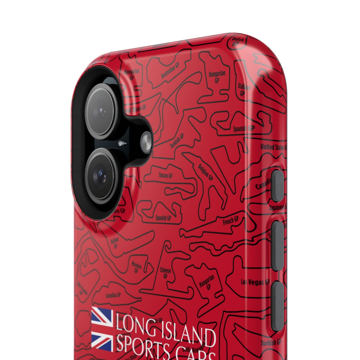 Long Island Sports Cars F1 race Track Inspired Impact-Resistant Phone Case