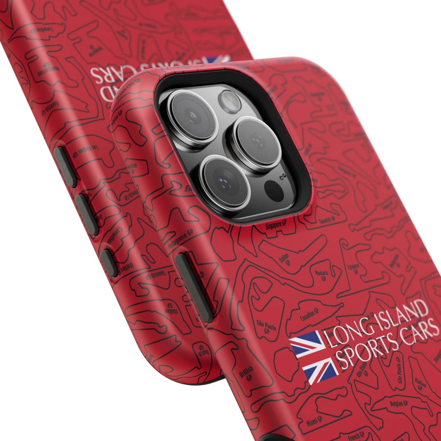 Long Island Sports Cars F1 race Track Inspired Impact-Resistant Phone Case