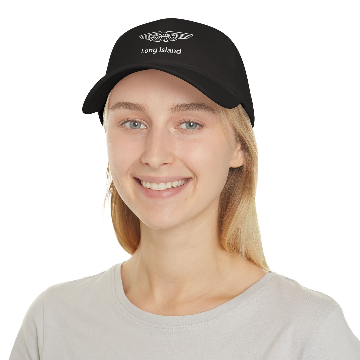 Aston Martin Long Island Stylish Low Profile Baseball Cap / Black