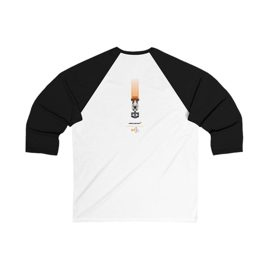 McLaren Long island / Lando Norris F1 Team Inspired Stylish Unisex Baseball Tee, Casual Retro Top