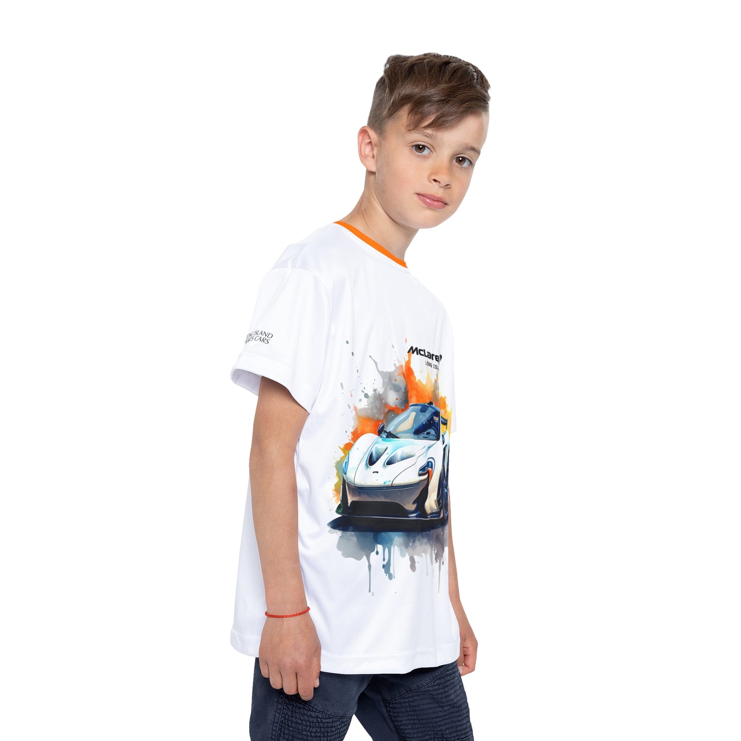 Kids Sports Jersey - McLaren P1 Design for Young Speed Enthusiasts