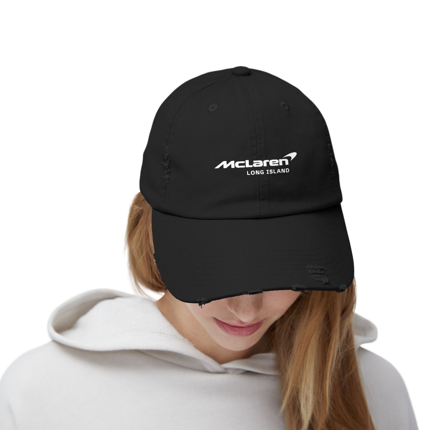 McLaren Long Island Unisex Distressed Cap / Black
