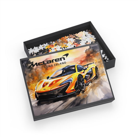 McLaren Long Island P1 Puzzle - 96, 252, 500, 1000-Piece Options - Perfect Gift for Car Lovers & Puzzle Enthusiasts