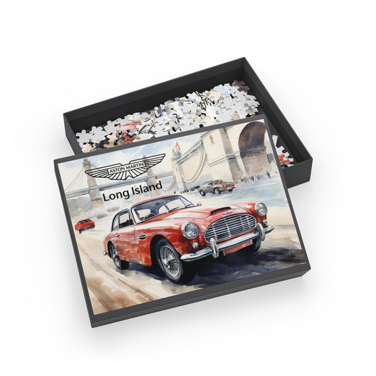Aston Martin Long Island DB2 Inspired Puzzle - 96, 252, 500, 1000-Piece Options - Perfect Gift for Car Lovers & Puzzle Enthusiasts