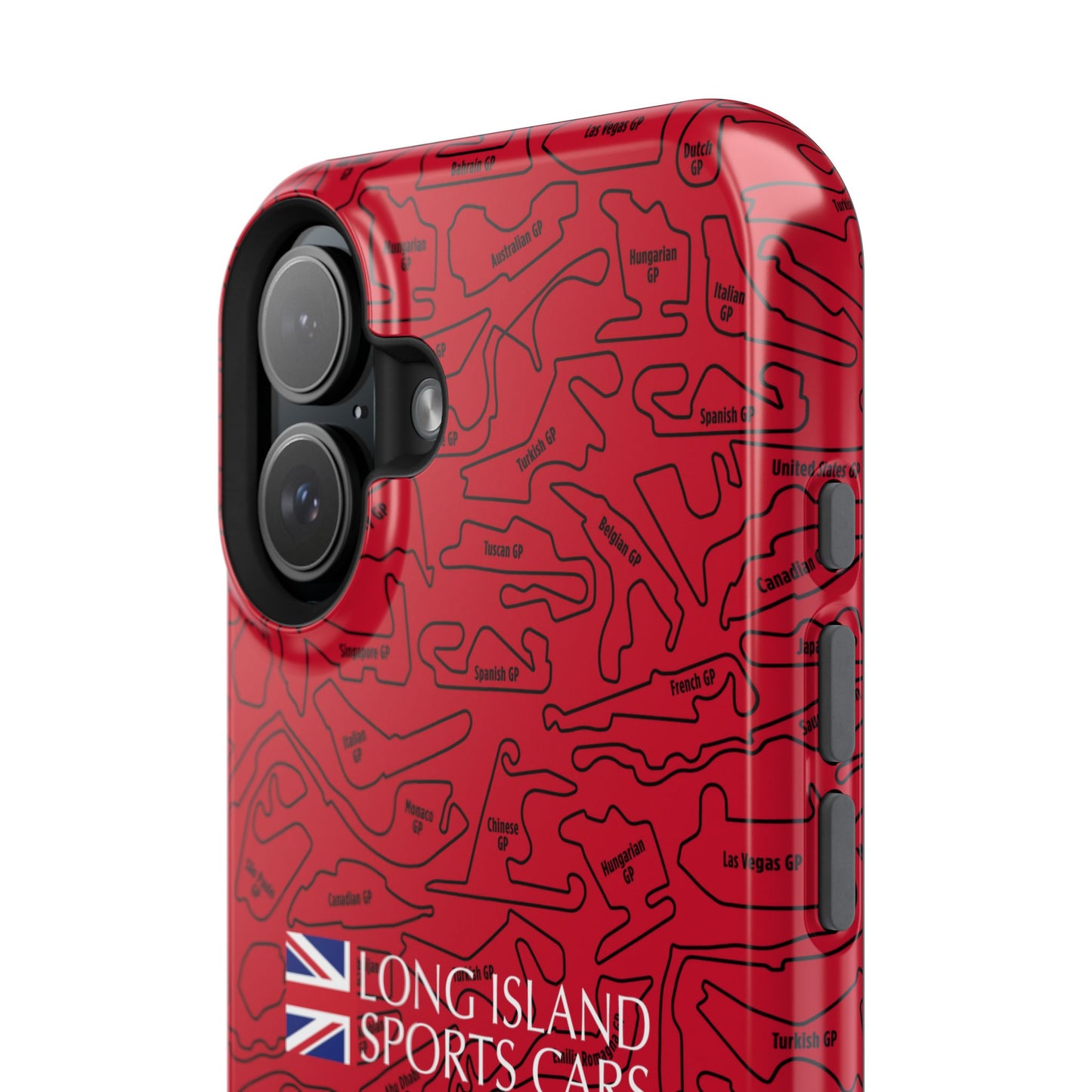 Long Island Sports Cars F1 race Track Inspired Impact-Resistant Phone Case