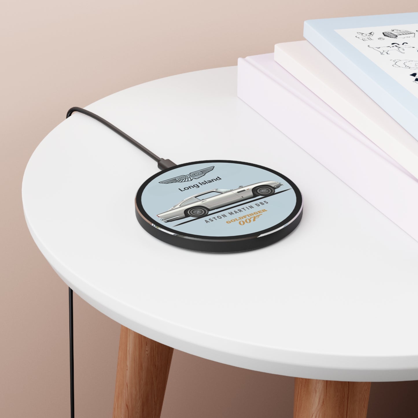 Aston Martin Long island DB5 Wireless Charger - Fast Charging Pad