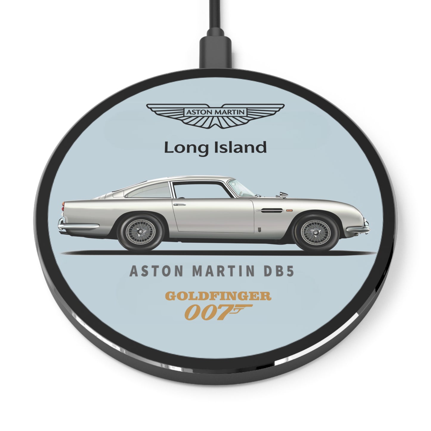 Aston Martin Long island DB5 Wireless Charger - Fast Charging Pad